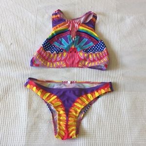 Colorful 2 Piece Bikini